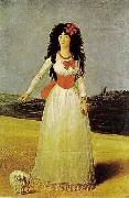 Francisco Jose de Goya Portrait of the Dutchess of Alba oil painting